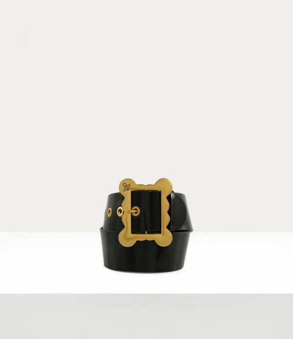 Wide Frame Buckle Belt