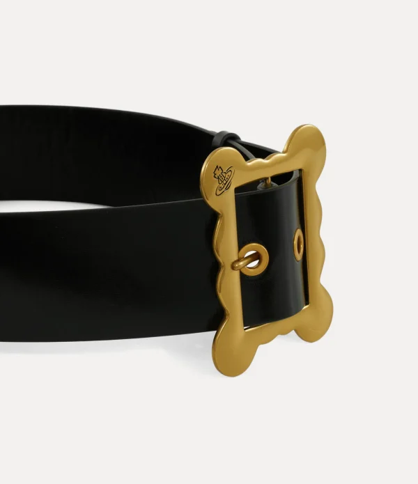 Wide Frame Buckle Belt